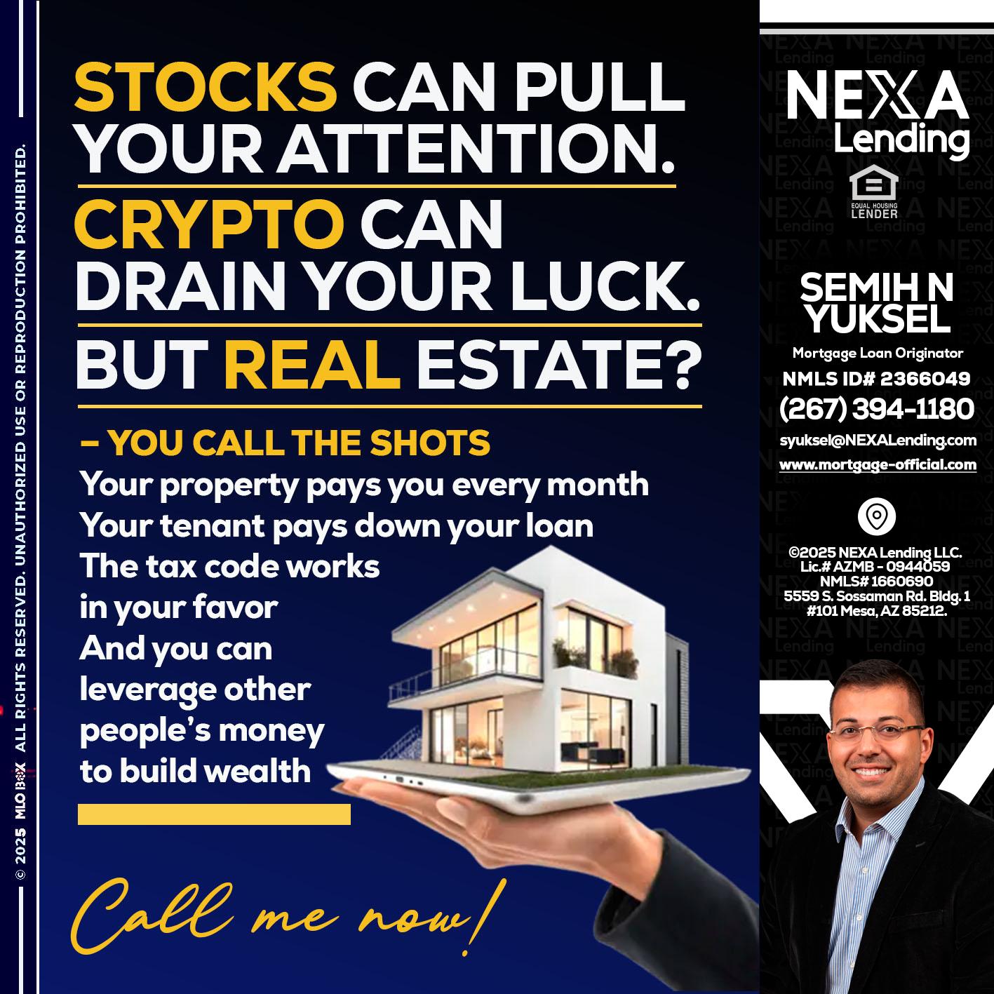 STOCK YOUR - Semih N Yuksel -Loan Officer