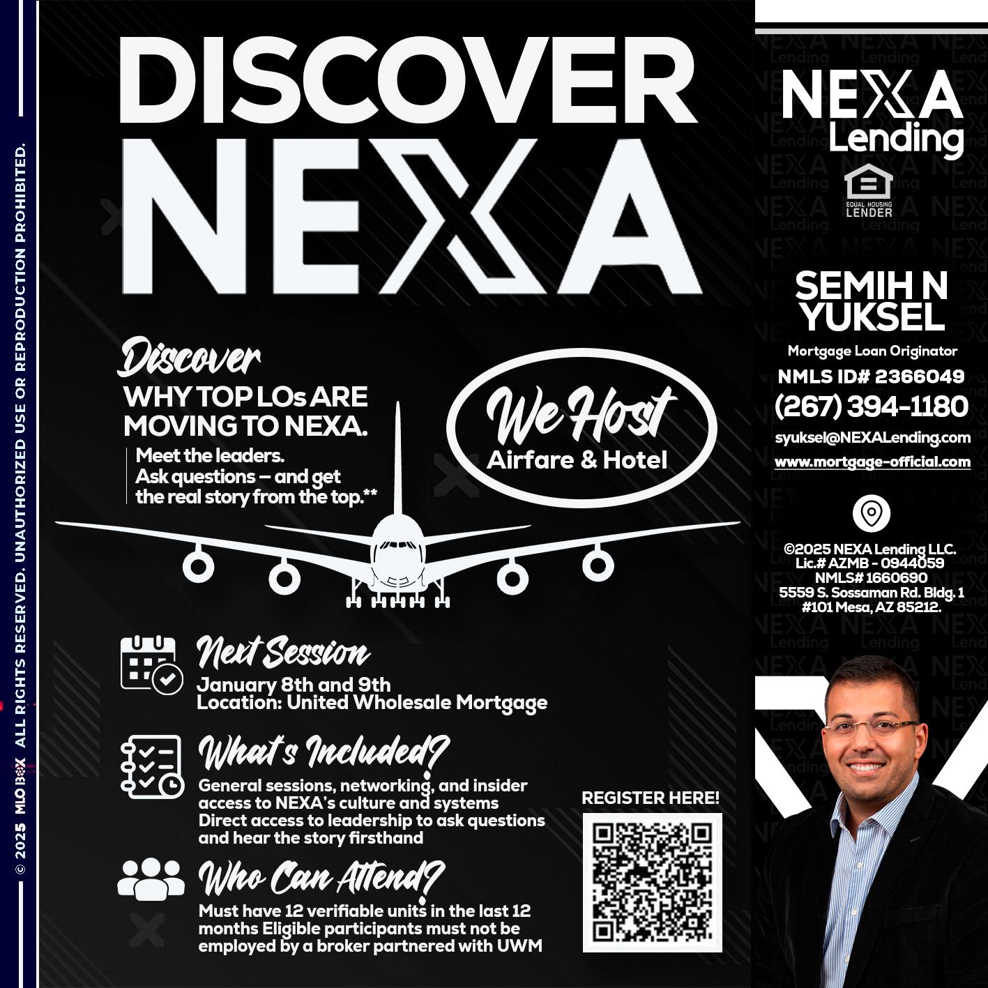 DISCOVER NEXA - Semih N Yuksel -Loan Officer
