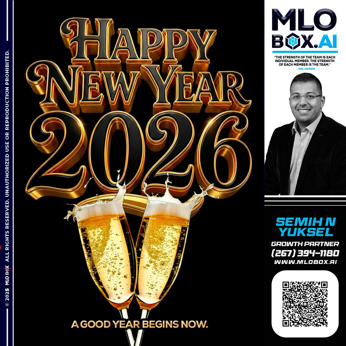 HAPPY NEW YEAR - Semih N Yuksel -Loan Officer