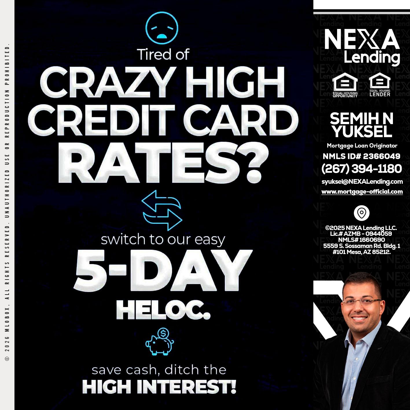 CRAZY HIGH - Semih N Yuksel -Loan Officer