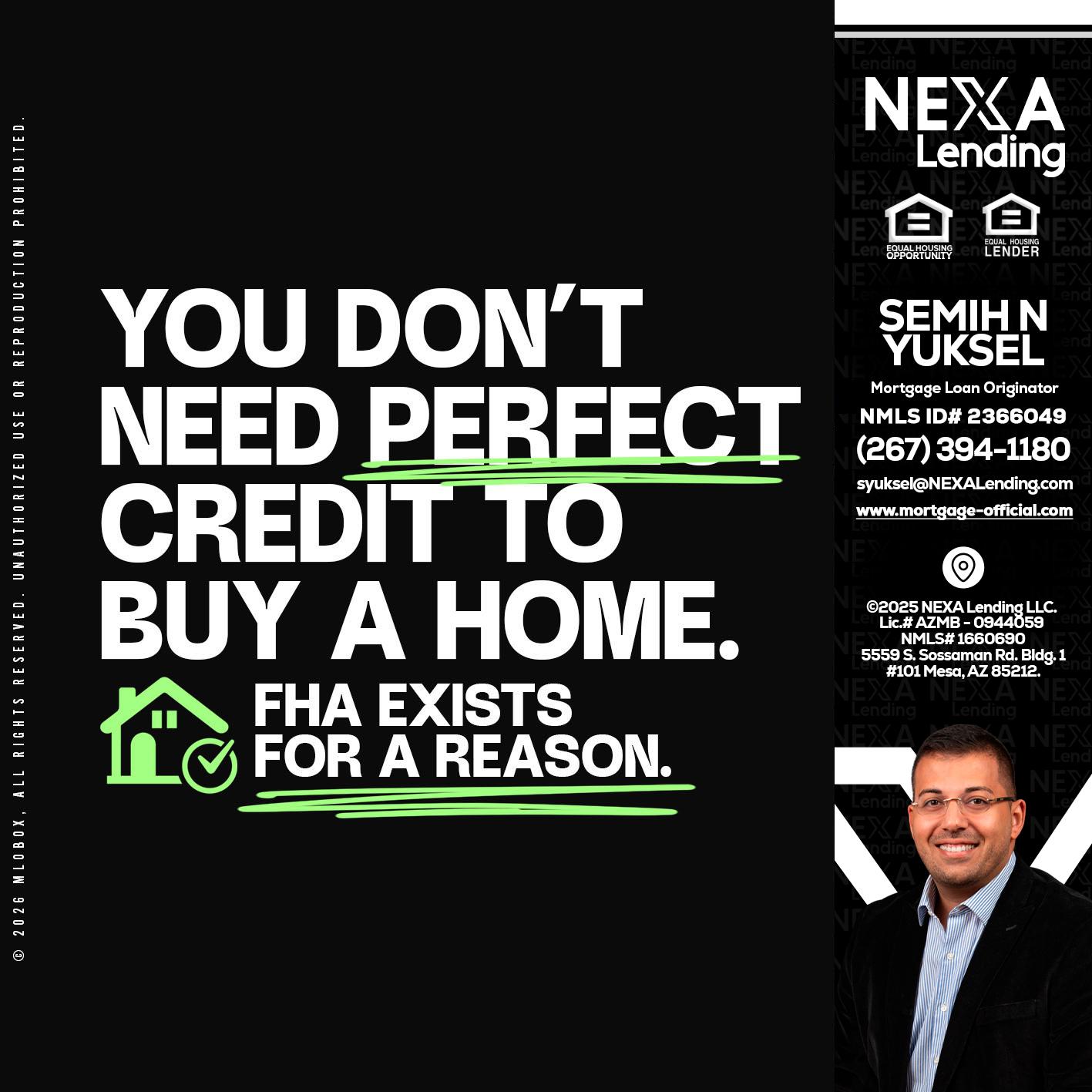 you don't need - Semih N Yuksel -Loan Officer