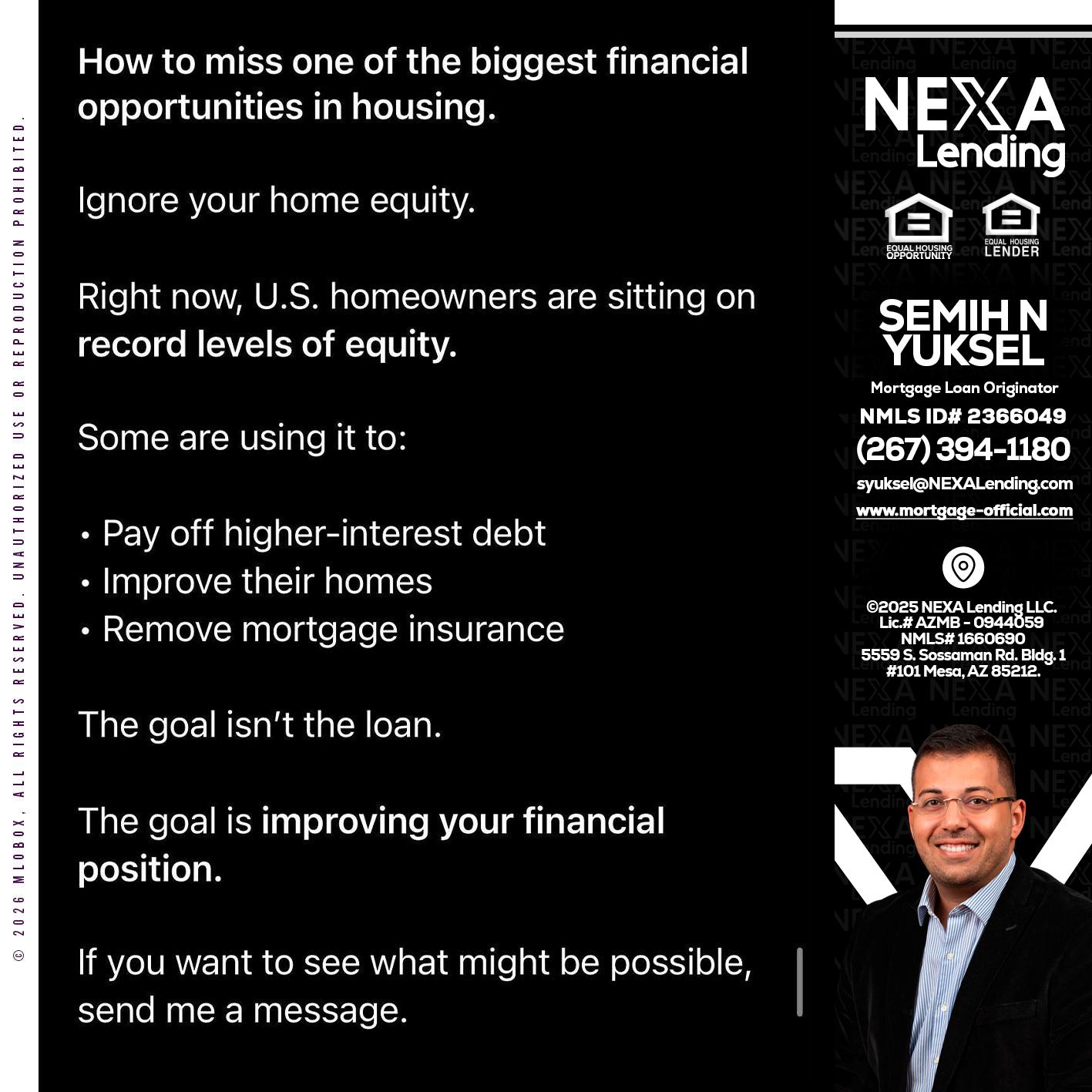 how to miss - Semih N Yuksel -Loan Officer