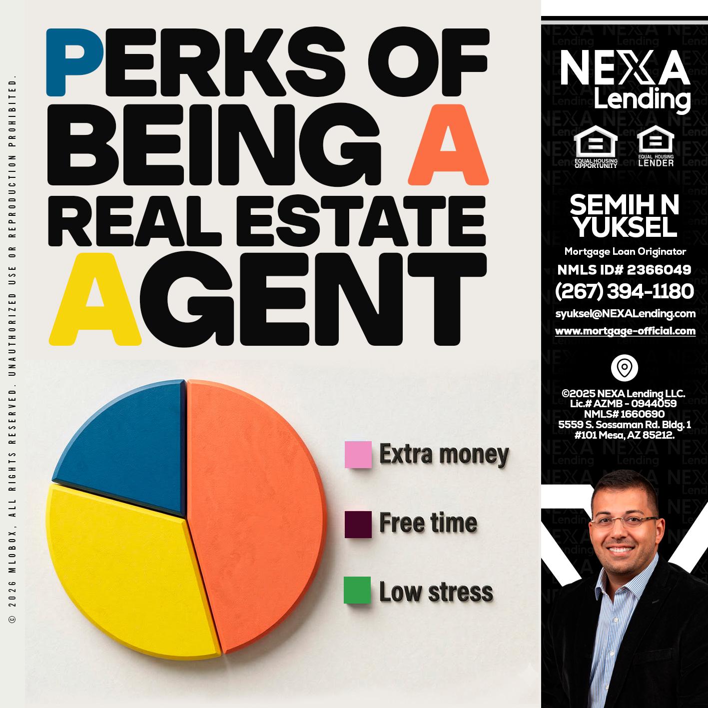 PERKS OF BEING - Semih N Yuksel -Loan Officer