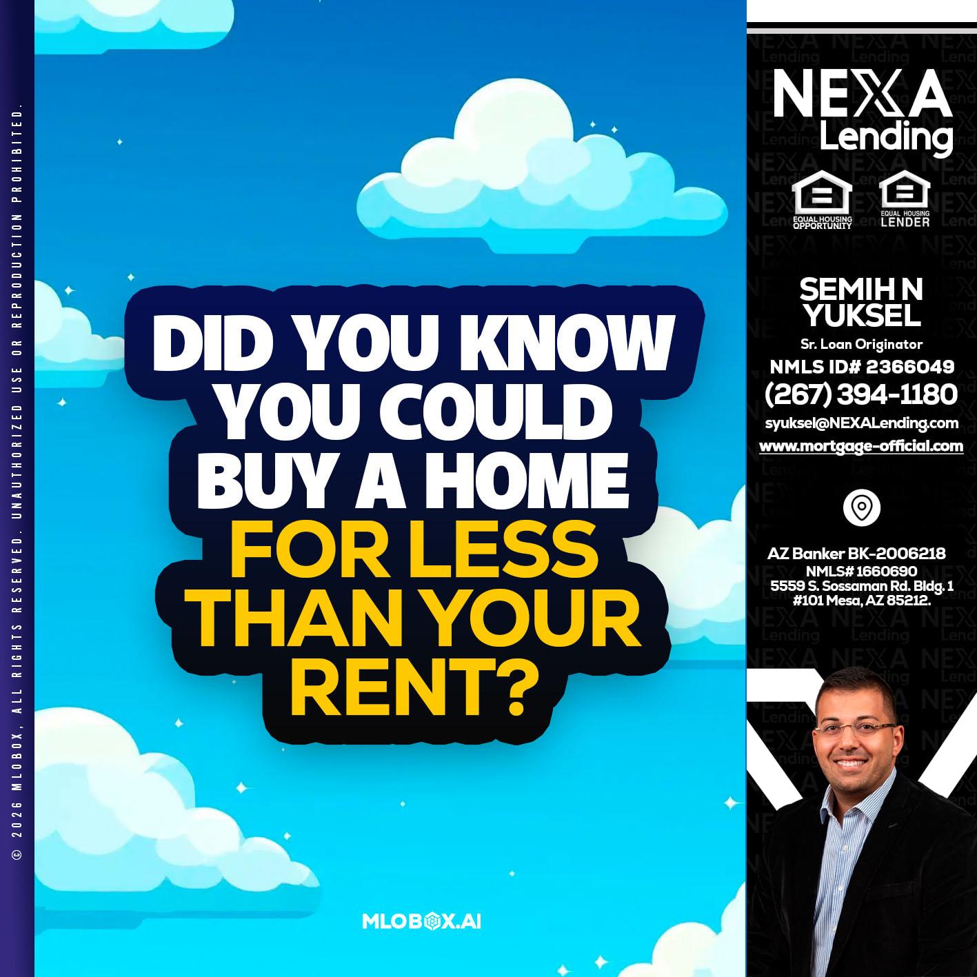 DID YOU KNOW - Semih N Yuksel -Loan Officer