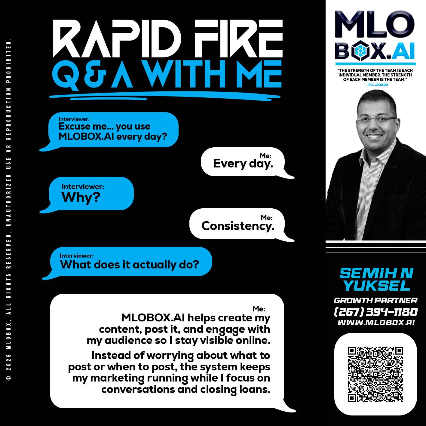 RAPID Q&A - Semih N Yuksel -Loan Officer