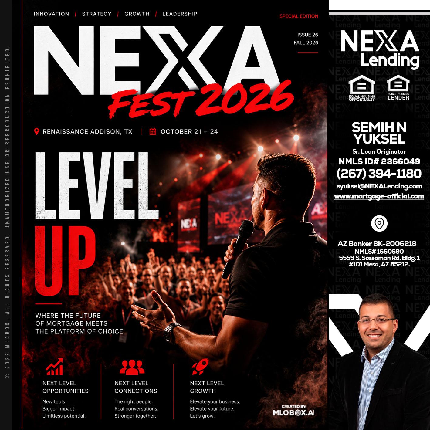 NEXA FEST 2026 - Semih N Yuksel -Loan Officer