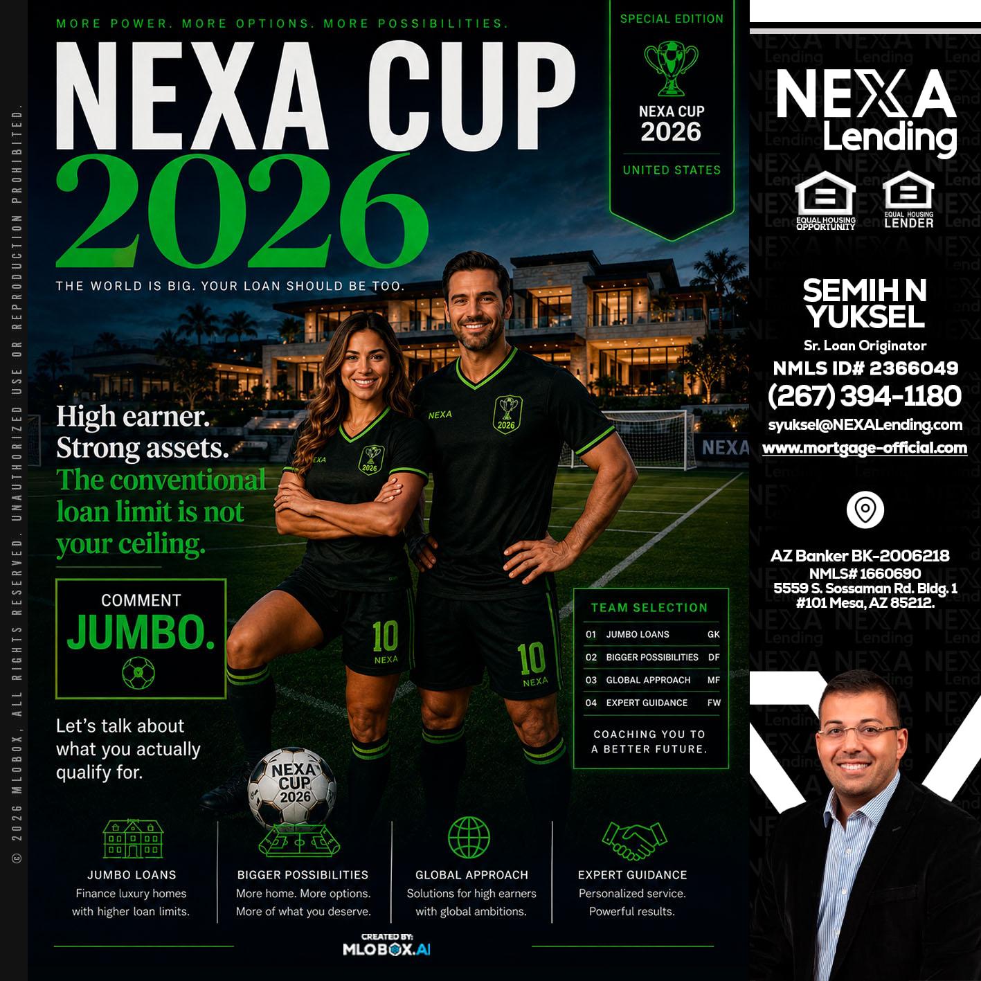 NEXA CUP 2026 - Semih N Yuksel -Loan Officer