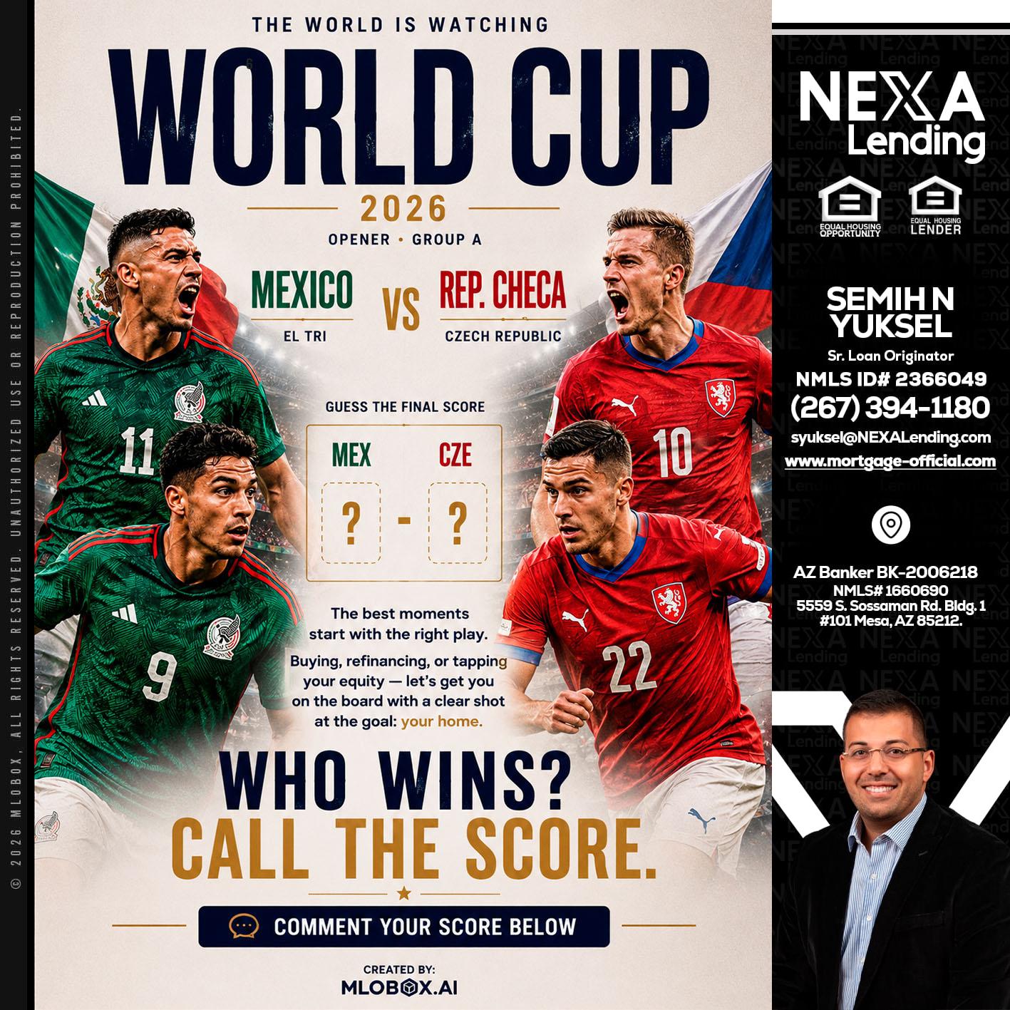 WORLD CUP 2026 - Semih N Yuksel -Loan Officer