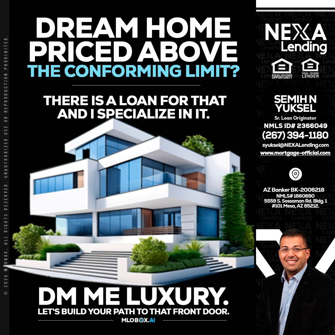 DREAM HOME - Semih N Yuksel -Loan Officer