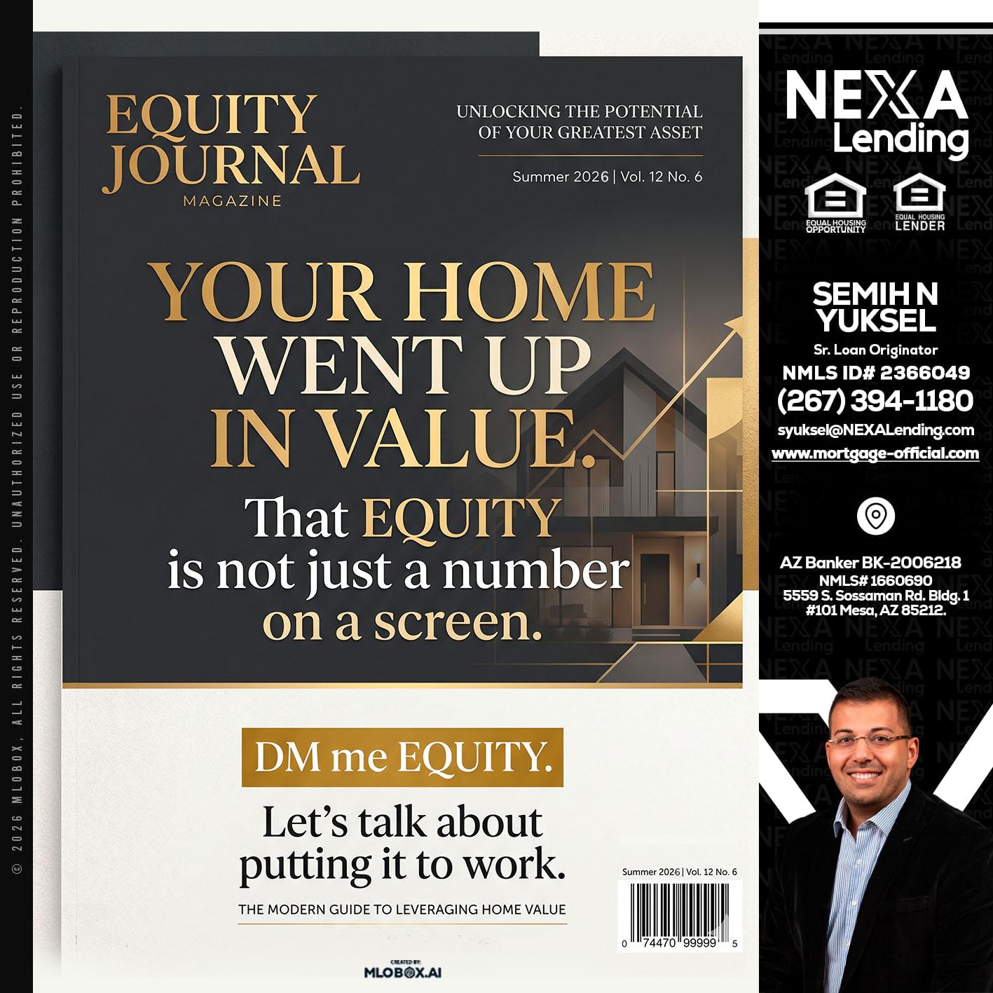 YOUR HOME - Semih N Yuksel -Loan Officer